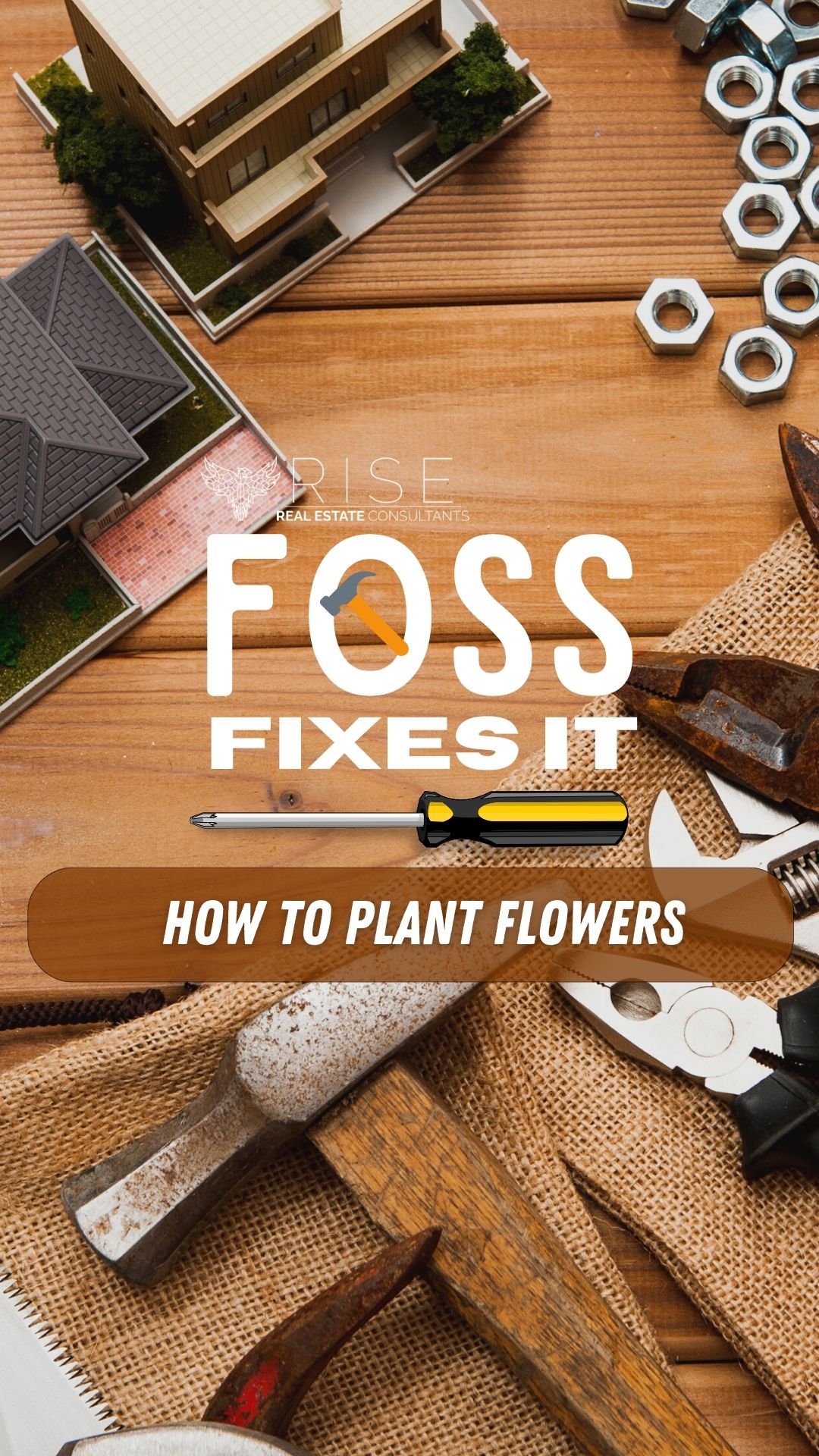 Foss Fixes it How to Plant Flowers RISE Real Estate Consultants